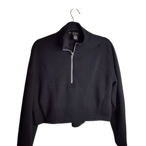 Spyder Active Women's Cropped Half Zip Pullover women's M black